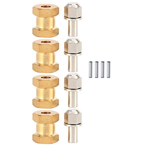 KIMISS RC Car Brass Combiner -Zubehör für 1/10 SCX10 90046 90047 - Haltbarer Anschluss für eine Verbesserte Leistung (15 mm) von KIMISS