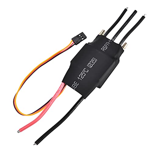 KIMISS Rc Boot Esc 60A 40 A Bürstenlosen Esc Wassergekühlt Schwarz Pbc 60A Bürstenlosen Esc Wasserkühlung Elektrische Geschwindigkeit Controller mit 5V 3A Ubec Für Rc Boot Modell von KIMISS