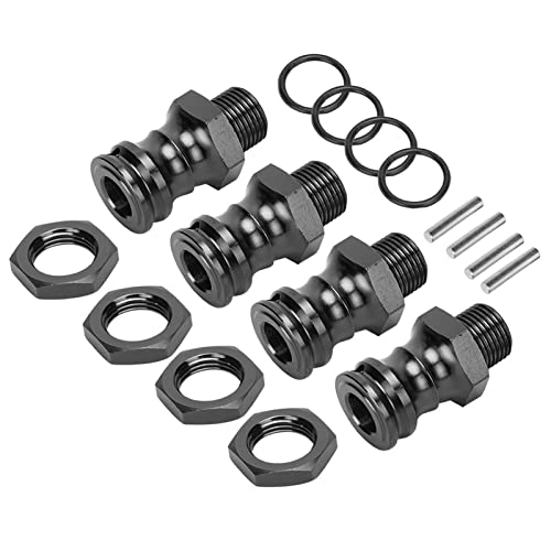 KIMISS Rc Spurverbreiterung 1/8 1/8 Rc Spurverbreiterung 17 Mm Sechskant 4 Stück Aluminium 17 Mm Sechskant 23 Mm Radverlängerungsadapter für 1/8 Rc Automodell Radverlängerungsadapter von KIMISS