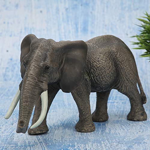 KIMISS Simulation Afrikanisches Elefantmodell, Hohe Kunststoff -Tierkindermodell, Tiere Spielzeugdekoration für Bildungssammlung Frühzeitige KIMISS Simulation Afrikanisches Elefantmodell, Hohe Kunststoff -Tierkindermodell, Tiere Spielzeugdekoration für Bildungssammlung Frühzeitige von KIMISS