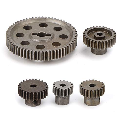 KIMISS Stirnrad Autozubehör Differential Hauptmetall Stirnrad 64T 17T 21T 26T Getriebe Rc Teil für HSP Brontosaurus 1 10 LKW 94111 1 18 Rc Ritzel von KIMISS