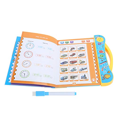 KIMISS Vietnamesisches Englisches Lesen für - E Onal -Lernspielzeug mit E Book Funktionen, Interaktive Spiele und Songs für Alter 3+ (Yellow) von KIMISS