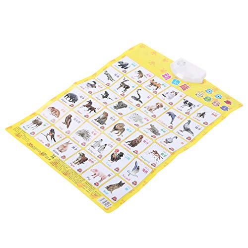 KIMISS Zweisprachiger Lernerlernen Zweisprachiger Poster -Wanddiagramm für Kleinkinder - e Onal Interactive Diagramm in Englischer Sprache, Vereinfachtes C SE & Pinyin Ideal für das Vorschullernen KIMISS Zweisprachiger Lernerlernen Zweisprachiger Poster -Wanddiagramm für Kleinkinder - e Onal Interactive Diagramm in Englischer Sprache, Vereinfachtes C SE & Pinyin Ideal für das Vorschullernen von KIMISS