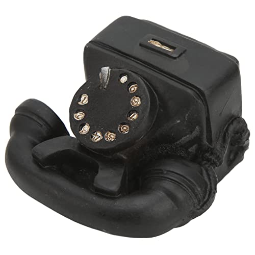 Miniatur-Telefon, Vintage-Simulation, Exquisites Dekoratives Telefon, Telefondekor, Harz-Schreibtisch für 1 6 12, Verhindert Verformung Attraktiv Miniatur-Telefon, Vintage-Simulation, Exquisites Dekoratives Telefon, Telefondekor, Harz-Schreibtisch für 1 6 12, Verhindert Verformung Attraktiv von KIMISS