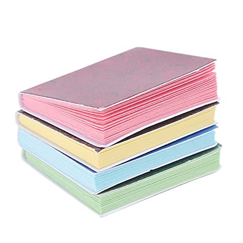 Miniaturbücher, 4PCS 1:12 Puppenhaus -Miniatur -Miniure -Bücher, Möbeldekoration Spielzeugzubehör für Studienzimmer Mädchen Schlafzimmer Bibliothek von KIMISS