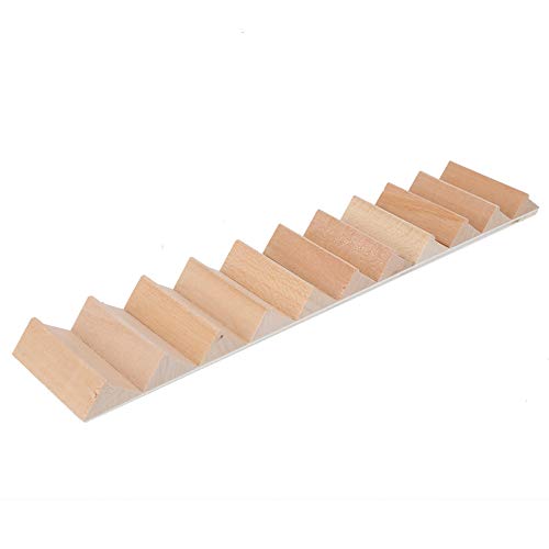 Miniaturholz -Holztreppe, 1:12 DIY Stieftreppe Handwerkstreppe, Dollhouse Villa Accessoires Dekorative Mini -Treppe ohne Handläufe Modell Decoration (Keine Handlauftreppe) von KIMISS