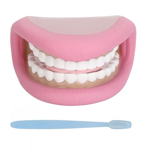 Mund-Handpuppe mit Zungengreifwerkzeug Zur Verbesserung der Sprach- und Mundhygiene, Inklusive Zahnbürste, Unterhaltsames, Interaktives Lernspielzeug von KIMISS