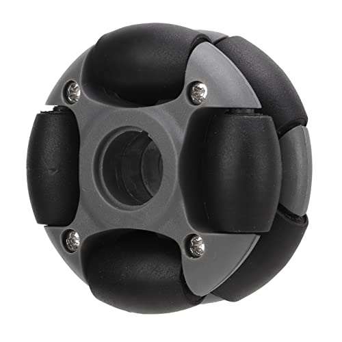 Omni-Rad, Blackey Nylon-Belastung 2 Kg, 48 Mm Nylon-Nylon-Omni-Rad, 48 Mm Omni-Richtungsrad, Belastung 2 Kg für Roboter-Wettbewerb, Roboter-Spielzeugteile, Omni-Richtungsrad Omni-Rad, Blackey Nylon-Belastung 2 Kg, 48 Mm Nylon-Nylon-Omni-Rad, 48 Mm Omni-Richtungsrad, Belastung 2 Kg für Roboter-Wettbewerb, Roboter-Spielzeugteile, Omni-Richtungsrad von KIMISS