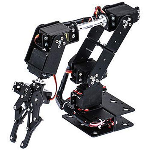Roboterarm-Kit, Arduino-Roboterarm, 6Dof-Roboter, Mechanischer Arm, Klemmklaue, Kit, Dof-Manipulator, Industrieroboterteile Roboterarm-Kit, Arduino-Roboterarm, 6Dof-Roboter, Mechanischer Arm, Klemmklaue, Kit, Dof-Manipulator, Industrieroboterteile von KIMISS