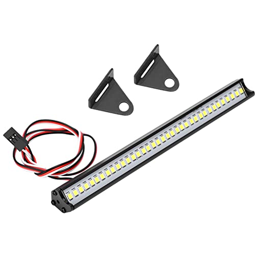 Traxxas Defender Dachlichtleiste, RC-Lichtleiste, Rc-Universal-Dachlicht, Superhell, Einreihig, 36 LEDs mit Kanalsteuerungsschalter von KIMISS