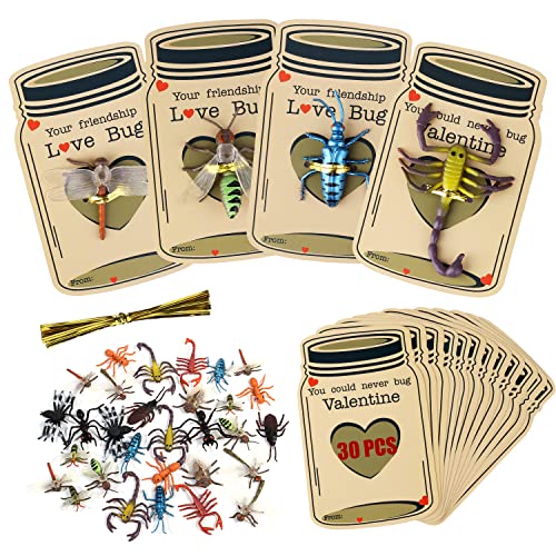 30er-Pack Valentinstagskarten für Kinder, Valentinstag Kinder Karten mit Spielzeug Valentinstagsgeschenk für Jungen Mädchen Klassenzimmer Schule Preise Partyartikel 30er-Pack Valentinstagskarten für Kinder, Valentinstag Kinder Karten mit Spielzeug Valentinstagsgeschenk für Jungen Mädchen Klassenzimmer Schule Preise Partyartikel von KINBOM