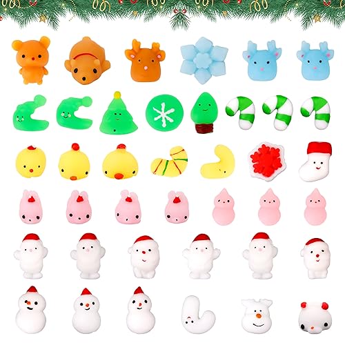 40St Weihnachts Squishy Spielzeug, Dekompressionsspielzeug, Quetschspielzeuge, Stressabbau Spielzeug, Zappelspielzeug, Angstlinderungsspielzeug für Kinder Erwachsene Jugendliche, Partygeschenk 40St Weihnachts Squishy Spielzeug, Dekompressionsspielzeug, Quetschspielzeuge, Stressabbau Spielzeug, Zappelspielzeug, Angstlinderungsspielzeug für Kinder Erwachsene Jugendliche, Partygeschenk von KINBOM