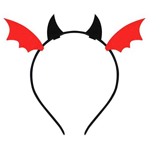 KINBOM Halloween Stirnband Halloween Ornaments Halloween Deko Halloween Dekoration Teufelsflügel Stirnband, Halloween Teufel Dekorationen Halloween Teufelsflügel Teufelshörner Stirnband für Halloween KINBOM Halloween Stirnband Halloween Ornaments Halloween Deko Halloween Dekoration Teufelsflügel Stirnband, Halloween Teufel Dekorationen Halloween Teufelsflügel Teufelshörner Stirnband für Halloween von KINBOM