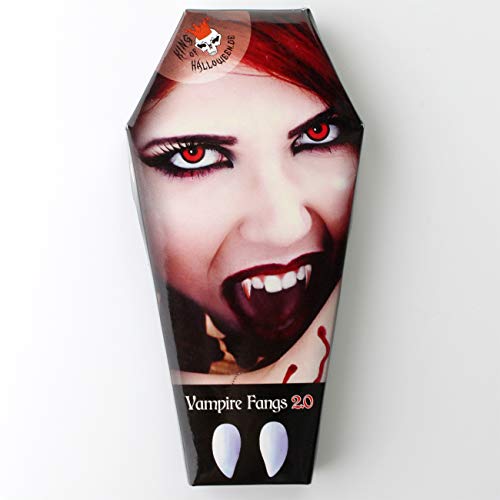 Vampirzähne Eckzähne "Blood Sucker", mit Abformmasse Thermoplast, Perfekter Halt! Vamp, Halloween, Vampir, Zombie, Dämon, Hexe, Fangs Vampirzähne Eckzähne "Blood Sucker", mit Abformmasse Thermoplast, Perfekter Halt! Vamp, Halloween, Vampir, Zombie, Dämon, Hexe, Fangs von KING OF HALLOWEEN.DE
