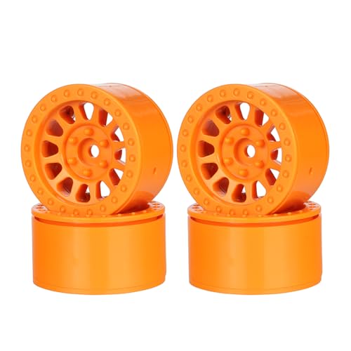 KINGCOO 4Stück 1.9 Zoll Beadlock Felgen Kunststoff Räder Felge Set Nabe 12mm Hex UpgradeTeile für 1/10 RC Rock Crawler Auto für Axial SCX10 90046 RR10 Wraith TRX4 TRX6 D90 Redcat Gen8 VS4-10 (Orange) KINGCOO 4Stück 1.9 Zoll Beadlock Felgen Kunststoff Räder Felge Set Nabe 12mm Hex UpgradeTeile für 1/10 RC Rock Crawler Auto für Axial SCX10 90046 RR10 Wraith TRX4 TRX6 D90 Redcat Gen8 VS4-10 (Orange) von KINGCOO