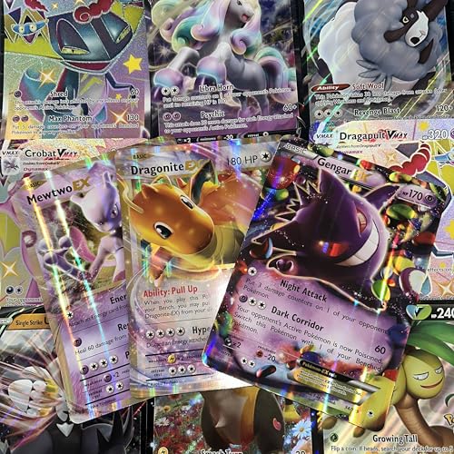 Kartenset für Pokemon Sammelkarten XXL Karten 3er- Pack Englisch zufällige V/VMAX/Holo/EX/GX/Jumbo Oversized inkl. KingsofCards Versandschutz Kartenset für Pokemon Sammelkarten XXL Karten 3er- Pack Englisch zufällige V/VMAX/Holo/EX/GX/Jumbo Oversized inkl. KingsofCards Versandschutz von KINGS OF CARDS