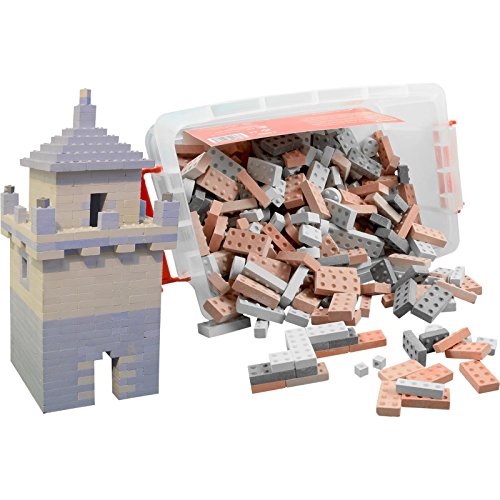 KINGSTONES Basisbox M - Steinbaukasten aus Marmormehl ca 260 Teile Stein-Konstruktionsset von KINGSTONES manufactured in germany