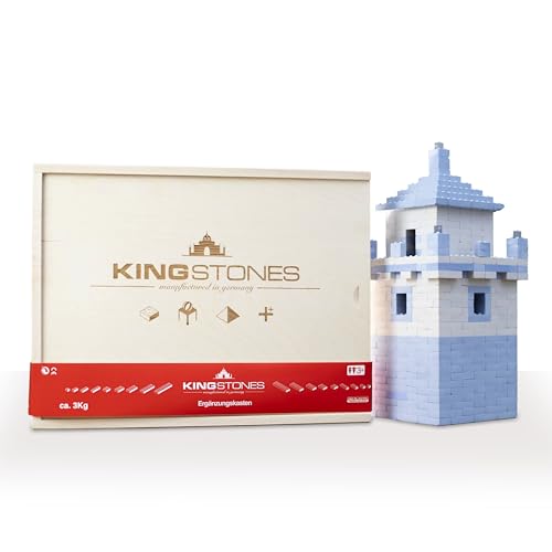 KINGSTONES Basiskasten XL - Steinbaukasten aus Marmormehl ca 450 Teile Stein-Konstruktionsset KINGSTONES Basiskasten XL - Steinbaukasten aus Marmormehl ca 450 Teile Stein-Konstruktionsset von KINGSTONES manufactured in germany