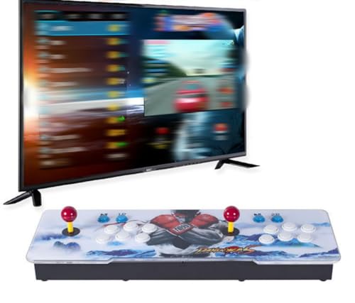 KINMRIS 3D Pandora Saga EX 10888 in 1 (355 3D-Spiele), WLAN-Marktsparfunktion, Multiplayer-Joysticks, Arcade, Pandora-Box, Retro-Spielekonsolenschrank von KINMRIS