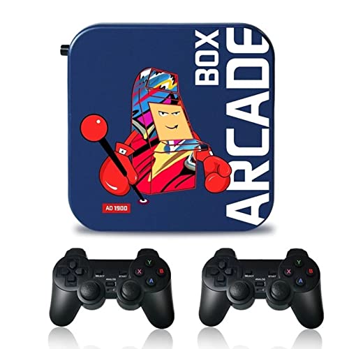 KINMRIS Arcade Box Spiel Super Konsole 128GB Classic Retro 40.000+ Spiele Super Konsole 4K HD Display auf TV Projektor Monitor, Geburtstagsgeschenk, Geschenke für Kinder von KINMRIS