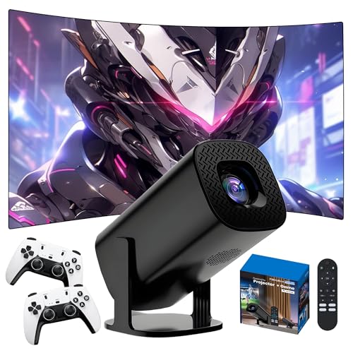 P30 Ultra Tragbarer Intelligenter Projektor mit WLAN & Bluetooth, Retro Spielkonsole mit 36000+ Spiel 14-Emulator, 240 Lumen, 1280 * 720P, Android 11 Drahtloser Projektor für Heimkino, Outdoor P30 Ultra Tragbarer Intelligenter Projektor mit WLAN & Bluetooth, Retro Spielkonsole mit 36000+ Spiel 14-Emulator, 240 Lumen, 1280 * 720P, Android 11 Drahtloser Projektor für Heimkino, Outdoor von KINMRIS