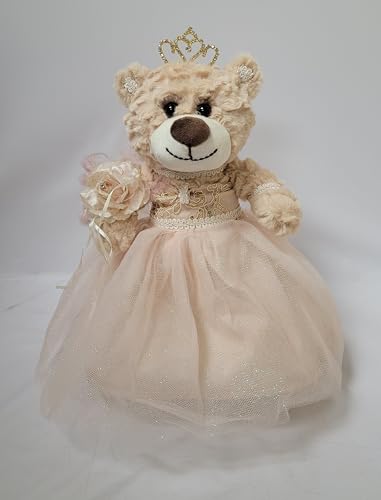 KINNEX COLLECTIONS SINCE 1997 30,5 cm Quitte Anos Last Doll Teddybär mit Kleid (Mittelstück) ~ ARC09832-34 (Champane) von KINNEX COLLECTIONS SINCE 1997