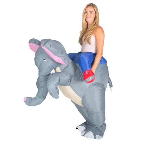 KINQUINN Aufblasbares Elefanten Kostüm für Erwachsene Lustige Blow Up Kostüm Cosplay Party Weihnachten Halloween Kostüm von KINQUINN