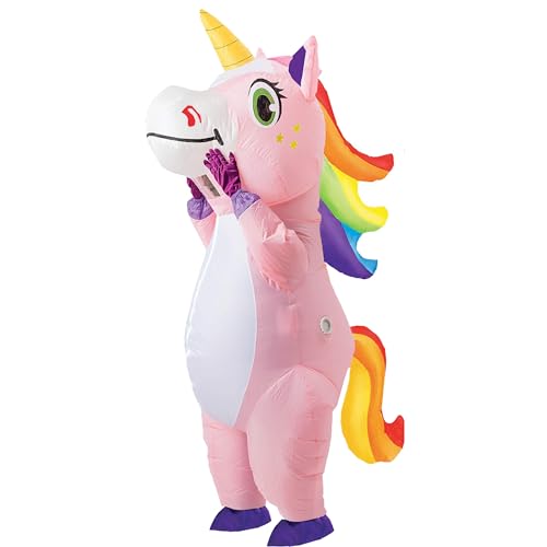 KINQUINN Aufblasbares Kostüm Ganzkörper Einhorn Luft Blow-up Deluxe Halloween Kostüm für Erwachsene Größe KINQUINN Aufblasbares Kostüm Ganzkörper Einhorn Luft Blow-up Deluxe Halloween Kostüm für Erwachsene Größe von KINQUINN