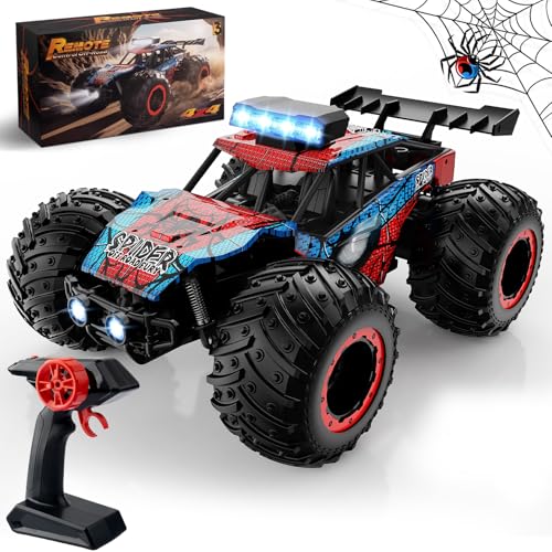 KINSAM Spider ferngesteuertes Auto, Aluschale, ferngesteuertes Auto für Kinder mit 2 Batterien, großer Reifen, RC Auto, für jedes Terrain, proportionelle Steuerung, Spielzeug für Kinder 3 – 8 Jahre KINSAM Spider ferngesteuertes Auto, Aluschale, ferngesteuertes Auto für Kinder mit 2 Batterien, großer Reifen, RC Auto, für jedes Terrain, proportionelle Steuerung, Spielzeug für Kinder 3 – 8 Jahre von KINSAM