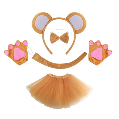 KINSPON Affenkostüm für Halloween, Affe, Tierkostüm, Zubehör für Kinder, Jungen, Mädchen, Cosplay, Geburtstag, Weihnachten, Halloween KINSPON Affenkostüm für Halloween, Affe, Tierkostüm, Zubehör für Kinder, Jungen, Mädchen, Cosplay, Geburtstag, Weihnachten, Halloween von KINSPON
