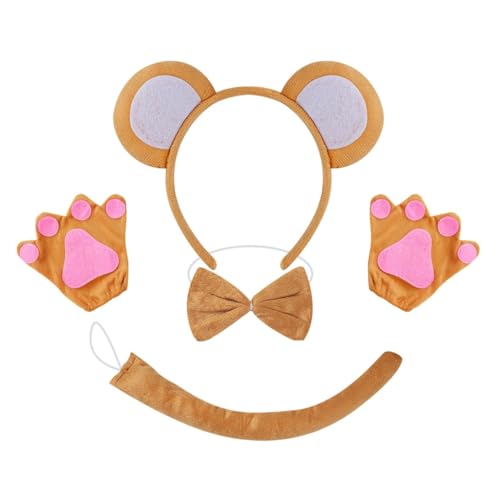 KINSPON Affenkostüm für Halloween, Affe, Tierkostüm, Zubehör für Kinder, Jungen, Mädchen, Cosplay, Geburtstag, Weihnachten, Halloween KINSPON Affenkostüm für Halloween, Affe, Tierkostüm, Zubehör für Kinder, Jungen, Mädchen, Cosplay, Geburtstag, Weihnachten, Halloween von KINSPON