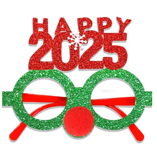 KINSPON Brillenrahmen für Weihnachtsfeiern, lustige Brillen, schönes Muster, Brille für Kostüm und Dekoration KINSPON Brillenrahmen für Weihnachtsfeiern, lustige Brillen, schönes Muster, Brille für Kostüm und Dekoration von KINSPON