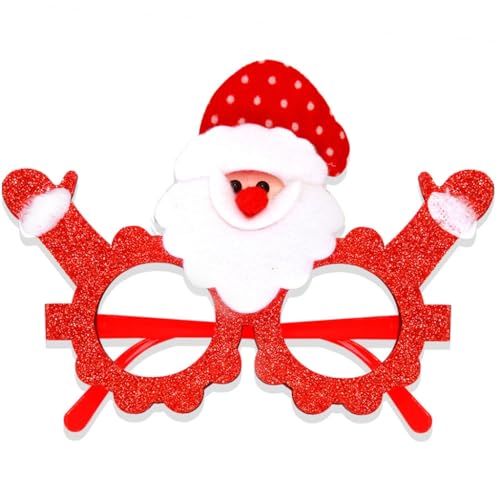 KINSPON Brillenrahmen für Weihnachtsfeiern, lustige Brillen, schönes Muster, Brille für Kostüm und Dekoration KINSPON Brillenrahmen für Weihnachtsfeiern, lustige Brillen, schönes Muster, Brille für Kostüm und Dekoration von KINSPON