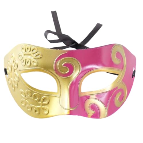KINSPON Maskerade-Augenmaske für Damen und Herren, Halloween, Karneval, Maskerade, Augenmaske, Kostüm, Zubehör, halbes Gesicht KINSPON Maskerade-Augenmaske für Damen und Herren, Halloween, Karneval, Maskerade, Augenmaske, Kostüm, Zubehör, halbes Gesicht von KINSPON