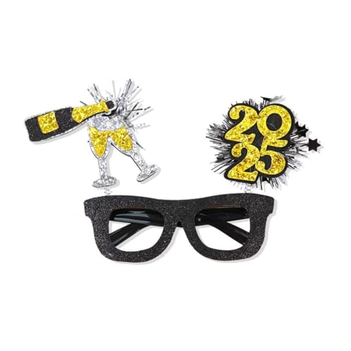 KINSPON Partybrille mit Sternmuster, bequem, für Neujahr, Feiern, Geburtstage, Hochzeiten von KINSPON