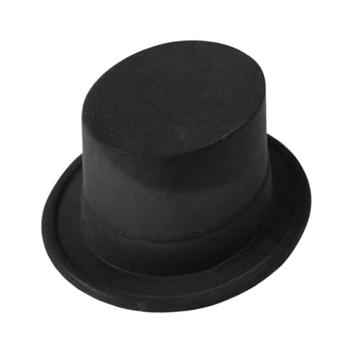 KINSPON Role Play Magician Hat Flat Top Hat For Adult Round Hat MagicsShow Headwear Maskerades Headwear Man Gentleman Hat KINSPON Role Play Magician Hat Flat Top Hat For Adult Round Hat MagicsShow Headwear Maskerades Headwear Man Gentleman Hat von KINSPON