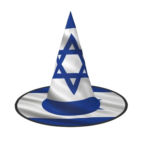 Israelische Halloween-Flagge, Hexenhut für Kinder und Frauen, ideal für Halloweenparty und Kostüme Israelische Halloween-Flagge, Hexenhut für Kinder und Frauen, ideal für Halloweenparty und Kostüme von KIRROWE