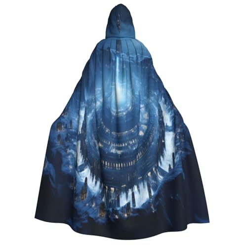 KIRROWE Fantasy Continental Kapuzenumhang für Erwachsene – perfektes Kostüm für Halloween-Cosplays und Motto-Partys KIRROWE Fantasy Continental Kapuzenumhang für Erwachsene – perfektes Kostüm für Halloween-Cosplays und Motto-Partys von KIRROWE