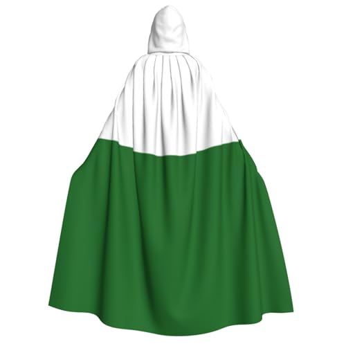 KIRROWE Flagge Sachsens Kapuzenumhang für Erwachsene - Perfektes Kostüm für Halloween Cosplays und Mottopartys KIRROWE Flagge Sachsens Kapuzenumhang für Erwachsene - Perfektes Kostüm für Halloween Cosplays und Mottopartys von KIRROWE