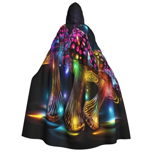 KIRROWE Glowing Mushroom Hooded Cloak for Adults - Perfect Costume for Halloween Cosplays and Themed Parties KIRROWE Glowing Mushroom Hooded Cloak for Adults - Perfect Costume for Halloween Cosplays and Themed Parties von KIRROWE