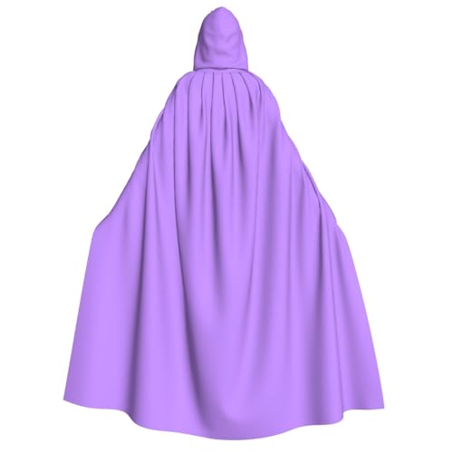KIRROWE Hellvioletter Kapuzenumhang für Erwachsene – perfektes Kostüm für Halloween-Cosplays und Mottopartys KIRROWE Hellvioletter Kapuzenumhang für Erwachsene – perfektes Kostüm für Halloween-Cosplays und Mottopartys von KIRROWE