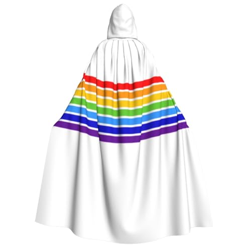 KIRROWE Kapuzenumhang mit jüdischer Flagge für Erwachsene – perfektes Kostüm für Halloween-Cosplays und Themenpartys KIRROWE Kapuzenumhang mit jüdischer Flagge für Erwachsene – perfektes Kostüm für Halloween-Cosplays und Themenpartys von KIRROWE