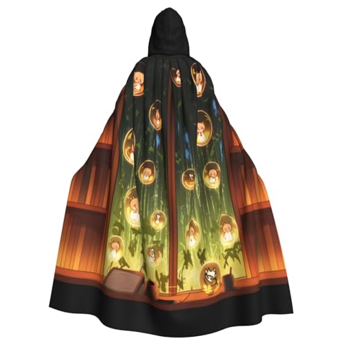 KIRROWE Outdooransicht Arbeitszimmer Mantel mit Kapuze für Erwachsene - das perfekte Kostüm für Halloween und Mottopartys KIRROWE Outdooransicht Arbeitszimmer Mantel mit Kapuze für Erwachsene - das perfekte Kostüm für Halloween und Mottopartys von KIRROWE