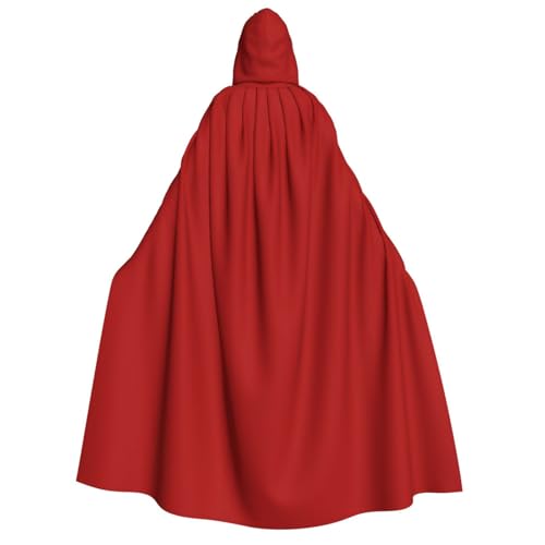 KIRROWE Roter Kapuzenumhang für Erwachsene – perfektes Kostüm für Halloween-Cosplays und Mottopartys KIRROWE Roter Kapuzenumhang für Erwachsene – perfektes Kostüm für Halloween-Cosplays und Mottopartys von KIRROWE