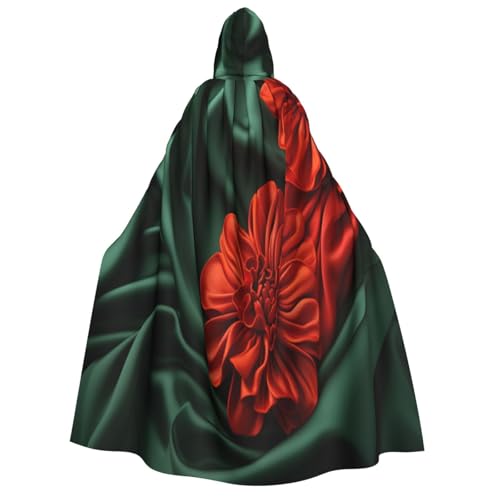 KIRROWE Umhang mit Blumenmotiv für Erwachsene – perfektes Kostüm für Halloween, Cosplays und Mottopartys KIRROWE Umhang mit Blumenmotiv für Erwachsene – perfektes Kostüm für Halloween, Cosplays und Mottopartys von KIRROWE