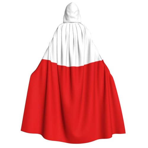KIRROWE Umhang mit Kapuze Thüringen Flagge für Erwachsene - Perfektes Kostüm für Halloween Cosplays und Mottopartys KIRROWE Umhang mit Kapuze Thüringen Flagge für Erwachsene - Perfektes Kostüm für Halloween Cosplays und Mottopartys von KIRROWE