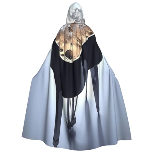KIRROWE Umhang mit Kapuze für Erwachsene – perfektes Kostüm für Halloween, Cosplays und Mottopartys KIRROWE Umhang mit Kapuze für Erwachsene – perfektes Kostüm für Halloween, Cosplays und Mottopartys von KIRROWE