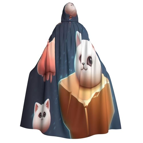 KIRROWE Umhang mit Kapuze für Erwachsene – perfektes Kostüm für Halloween-Cosplays und Themenpartys KIRROWE Umhang mit Kapuze für Erwachsene – perfektes Kostüm für Halloween-Cosplays und Themenpartys von KIRROWE