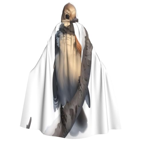 KIRROWE Vogel auf einem Ast Kapuzenumhang für Erwachsene – perfektes Kostüm für Halloween-Cosplays und Mottopartys KIRROWE Vogel auf einem Ast Kapuzenumhang für Erwachsene – perfektes Kostüm für Halloween-Cosplays und Mottopartys von KIRROWE
