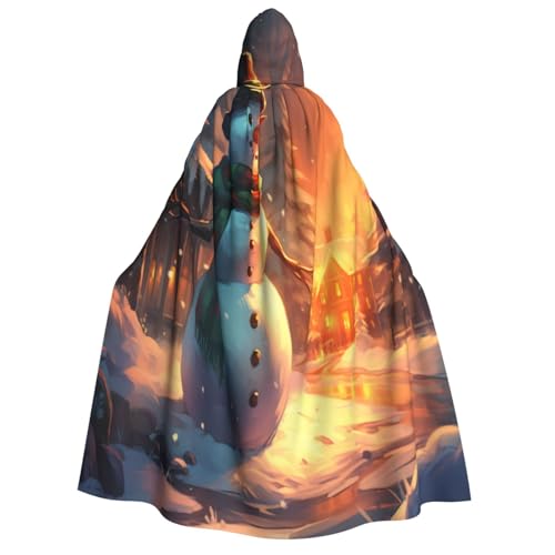 KIRROWE Weihnachtsdorf Kapuzenumhang für Erwachsene – perfektes Kostüm für Halloween-Cosplays und Mottopartys KIRROWE Weihnachtsdorf Kapuzenumhang für Erwachsene – perfektes Kostüm für Halloween-Cosplays und Mottopartys von KIRROWE